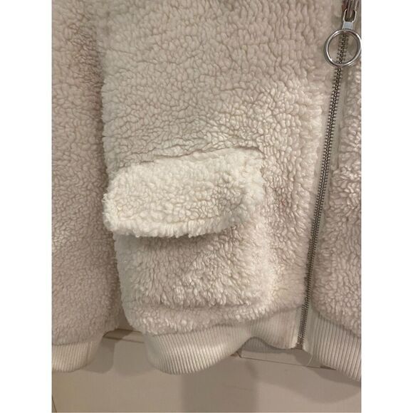 Design History Girls Shearling zip jacket size medium - Picture 4 of 7